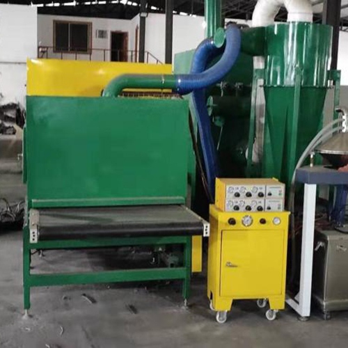 Автоматическая линия электростатического распыления тормозных колодок